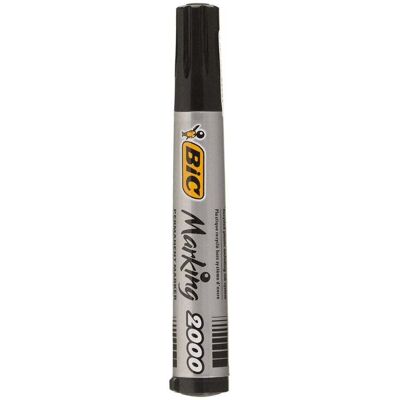 Bic Mark 2000 Indelebile Nero 1 Pezzo - Bic Mark 2000 Indelebile Nero 1 Pezzo -