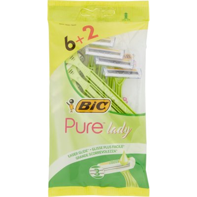 Bic Pure Lady 6+2 Rasoi - Bic Pure Lady 6+2 Rasoi -
