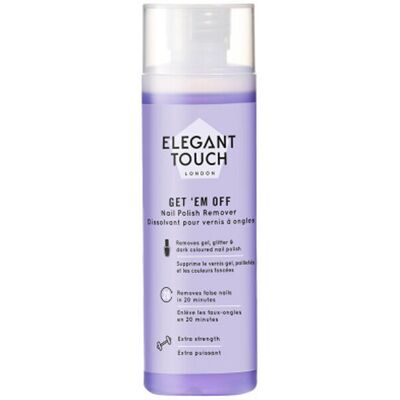 Eylure Elegant Touch Get 'Em Off Solvente per Unghie Finte 200ml - Eylure Elegant Touch Get 'Em Off Solvente per Unghie Finte 200ml -