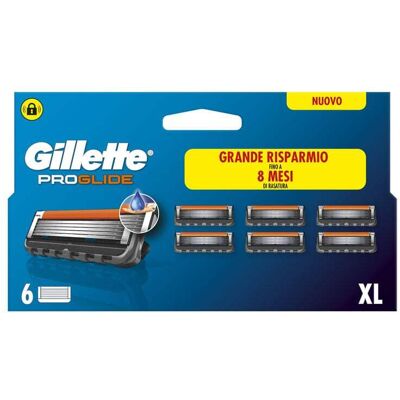 Gillette Proglide Ricambi 6 Pezzi - Gillette Proglide Ricambi 6 Pezzi -