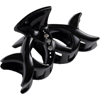 Royal Beauty Pinza Capelli Con Strass Nera - Royal Beauty Pinza Capelli Con Strass Nera -