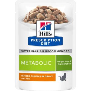 Cibo umido Hill's Prescription Diet Metabolic per gatti - 85g Cibo umido Hill's Prescription Diet Metabolic per gatti - 85g