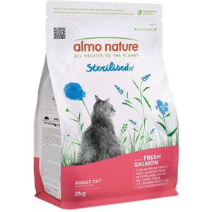 Almo Nature Holistic Sterilised Cat Adult con Salmone 2 kg Almo Nature Holistic Sterilised Cat Adult con Salmone 2 kg
