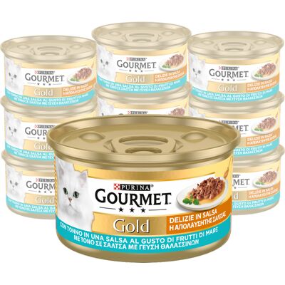 Gourmet Gold Cibo per Gatti Delizie in Salsa Tonno 85 g - Cibo per gatti Gourmet Gold Cibo per Gatti Delizie in Salsa Tonno 85 g - Cibo per gatti