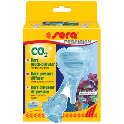 Diffusore Co2 Sera Flore - Pressione con Contabolle - fino a 300L Diffusore Co2 Sera Flore - Pressione con Contabolle - fino a 300L