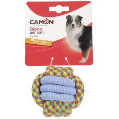 Camon Palla intrecciata con maniglia per Cani 8 cm Camon Palla intrecciata con maniglia per Cani 8 cm