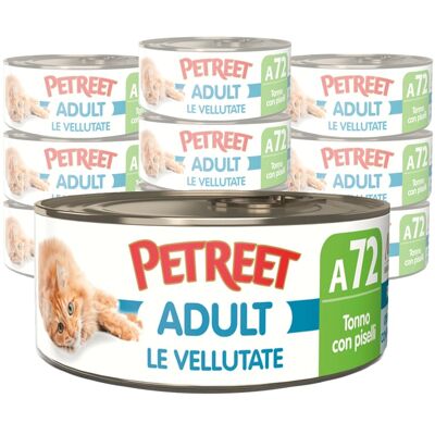 Petreet Cat Vellutate Tonno con piselli 70 gr A72 Petreet Cat Vellutate Tonno con piselli 70 gr A72