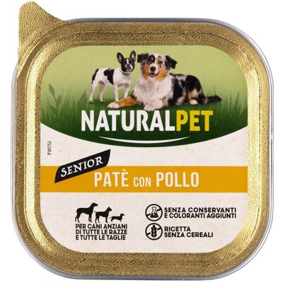 Naturalpet Dog Senior Paté con Pollo 150 gr Naturalpet Dog Senior Paté con Pollo 150 gr