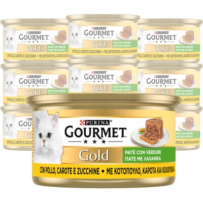 Gourmet Gold Cat Adult Patè con Pollo, Carote e Zucchine 85 gr Gourmet Gold Cat Adult Patè con Pollo, Carote e Zucchine 85 gr
