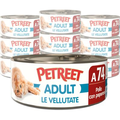 Cibo per Gatti Petreet - 24x70g Sospesi Naturali per Adulti Cibo per Gatti Petreet - 24x70g Sospesi Naturali per Adulti