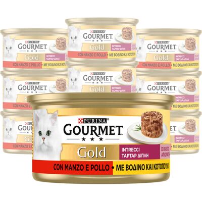 Gourmet Gold Intrecci di Gusto Cibo per Gatti - Manzo & Pollo Gourmet Gold Intrecci di Gusto Cibo per Gatti - Manzo & Pollo