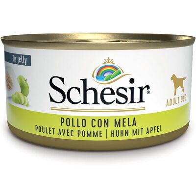 Schesir Dog Pollo con Mela 150 gr Schesir Dog Pollo con Mela 150 gr