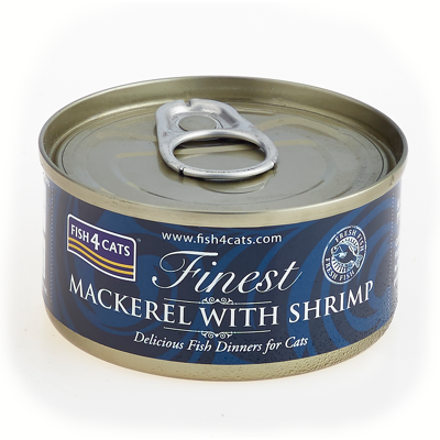 Fish4Cats Finest Cat Sgombro Gamberetti 70 g Fish4Cats Finest Cat Sgombro Gamberetti 70 g