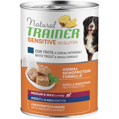 Cibo per cani Natural Trainer Sensitive No Gluten - Equilibrato e Completo Cibo per cani Natural Trainer Sensitive No Gluten - Equilibrato e Completo