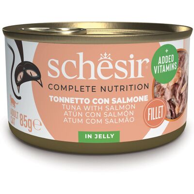 Schesir - Tonnetto con Salmone - Jelly - 85g - Cat food Schesir - Tonnetto con Salmone - Jelly - 85g - Cat food