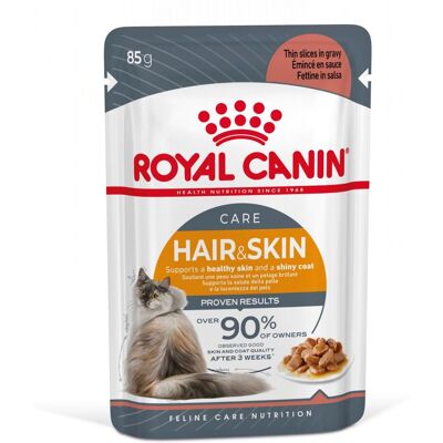 Royal Canin Cat Adult Hair&Skin; in Salsa 85gr Royal Canin Cat Adult Hair&Skin; in Salsa 85gr