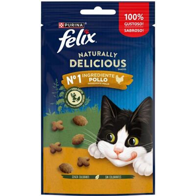 Felix - Naturally Delicious Cat Snack - Pollo - Snack per gatti Felix - Naturally Delicious Cat Snack - Pollo - Snack per gatti