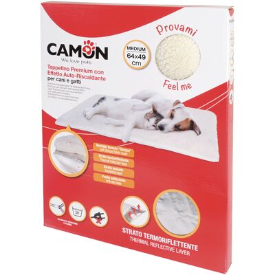 Tappetino auto-riscaldante Camon - Riflette calore naturale - Lavabile Tappetino auto-riscaldante Camon - Riflette calore naturale - Lavabile