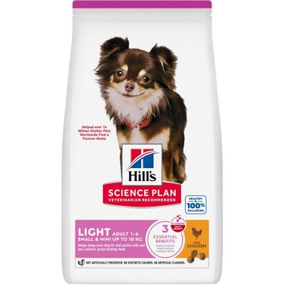 Hill's Science Plan Dog Light Small & Mini Adult al Pollo 1,5 kg Hill's Science Plan Dog Light Small & Mini Adult al Pollo 1,5 kg