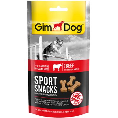 GIMDOG - Sportsnacks Ossicini - Manzo - 60G - Snack per cani GIMDOG - Sportsnacks Ossicini - Manzo - 60G - Snack per cani