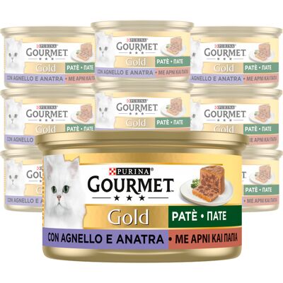 Gourmet Gold Cibo per Gatti Paté di Agnello e Anatra 85g Gourmet Gold Cibo per Gatti Paté di Agnello e Anatra 85g