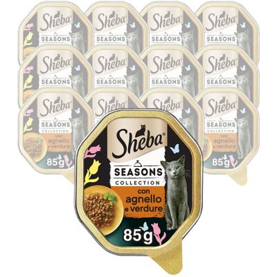 Sheba Cat Season Collection con Agnello e Verdure 85 gr Sheba Cat Season Collection con Agnello e Verdure 85 gr