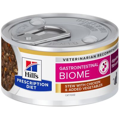 Hill's Prescription Diet Cat Gastrointestinal Biome Spezzatino al Pollo e Verdure 82 gr Hill's Prescription Diet Cat Gastrointestinal Biome Spezzatino al Pollo e Verdure 82 gr