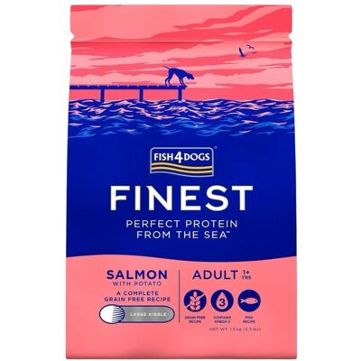 Fish4Dogs Finest Dog Adult Large Salmone 1,5 kg Fish4Dogs Finest Dog Adult Large Salmone 1,5 kg