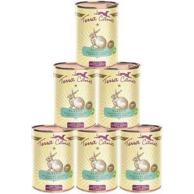 Terra Canis Dog Classic Coniglio con Zucchino, Amaranto e Cerfoglio 400 gr Terra Canis Dog Classic Coniglio con Zucchino, Amaranto e Cerfoglio 400 gr