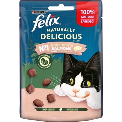 Felix - Naturally Delicious - Salmone - Snack per gatti Felix - Naturally Delicious - Salmone - Snack per gatti