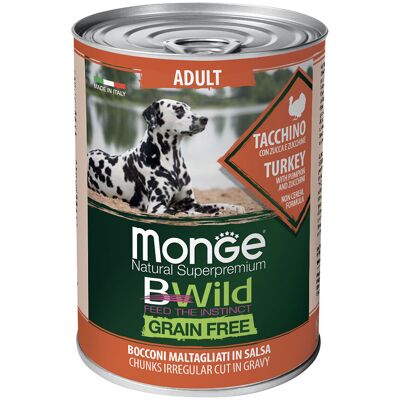 Marca Monge Modello - Cibo per Cani Senza Cereali Tacchino Marca Monge Modello - Cibo per Cani Senza Cereali Tacchino