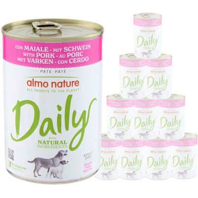 Almo Nature Daily Dog Adult Maiale 400g Almo Nature Daily Dog Adult Maiale 400g