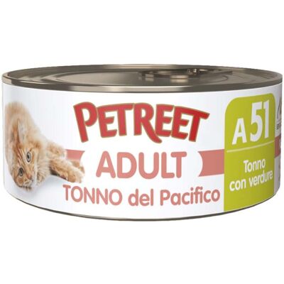 Petreet Cat Tonno del Pacifico con verdure 70 gr Petreet Cat Tonno del Pacifico con verdure 70 gr