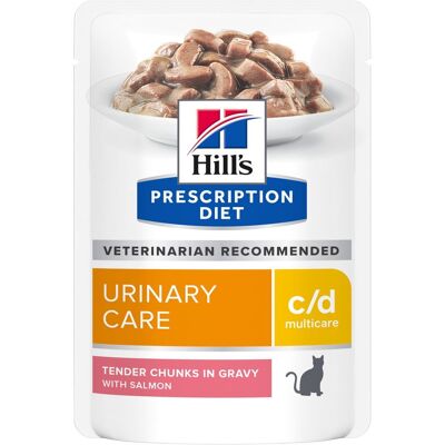 Hill's Prescription Diet Cat c/d Multicare Urinary Care con Salmone 85 gr Hill's Prescription Diet Cat c/d Multicare Urinary Care con Salmone 85 gr