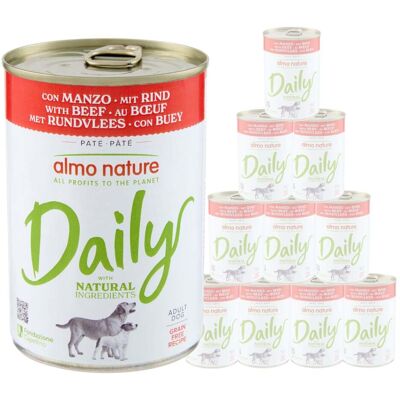 Almo Nature Daily Dog Adult Manzo 400g Almo Nature Daily Dog Adult Manzo 400g