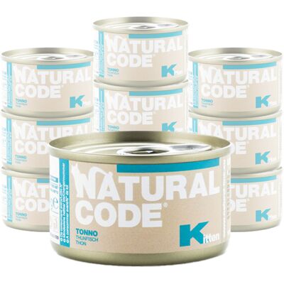 Natural Code Cat Kitten Tonno lattina 85g Natural Code Cat Kitten Tonno lattina 85g