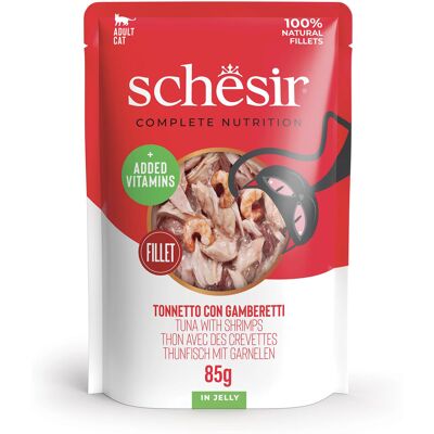 Schesir Cat Tonnetto con Gamberetti 85 gr Schesir Cat Tonnetto con Gamberetti 85 gr