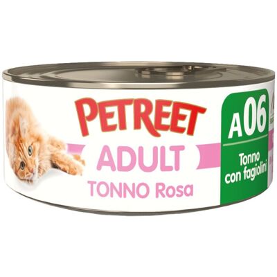 Petreet Cat Tonno rosa Tonno con fagiolini 70 gr Petreet Cat Tonno rosa Tonno con fagiolini 70 gr