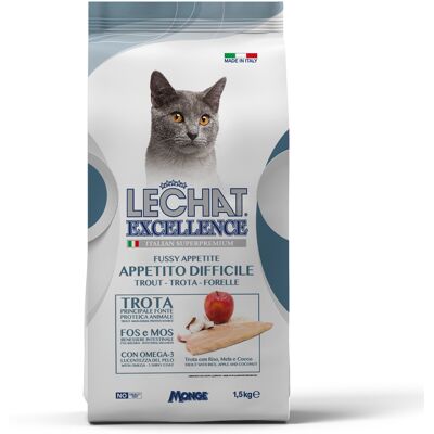 Le Chat Lechat Excellence Cat Adult Appetito Difficile Trota 1,5 kg Le Chat Lechat Excellence Cat Adult Appetito Difficile Trota 1,5 kg
