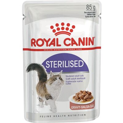 Royal Canin Cat Adult Sterilised in Salsa 85gr Royal Canin Cat Adult Sterilised in Salsa 85gr
