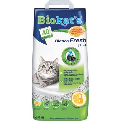 Biokat's Bianco Fresh Extra 8 kg - Lettiera per gatti Biokat's Bianco Fresh Extra 8 kg - Lettiera per gatti
