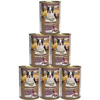 Stuzzy Dog Monoprotein Cinghiale e More 400 gr Stuzzy Dog Monoprotein Cinghiale e More 400 gr