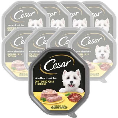 Alimento per Cani Cesar Agnello & Pollo - Ricette Classiche - 14x150G Alimento per Cani Cesar Agnello & Pollo - Ricette Classiche - 14x150G
