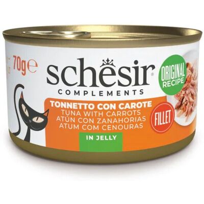 Schesir Cat Tonnetto con carote 70 gr Schesir Cat Tonnetto con carote 70 gr