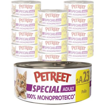 Petreet Cat 100% monoproteico Pollo 60 gr Petreet Cat 100% monoproteico Pollo 60 gr