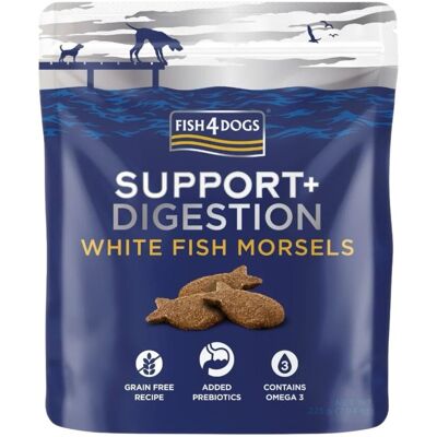 Fish4Dogs Dog Support + Digestion White Fish Morsels 225 gr Fish4Dogs Dog Support + Digestion White Fish Morsels 225 gr