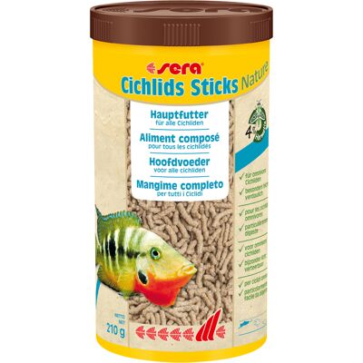 Sera Cichlids Sticks - Cibo Galleggiante per Ciclidi - 210g Sera Cichlids Sticks - Cibo Galleggiante per Ciclidi - 210g
