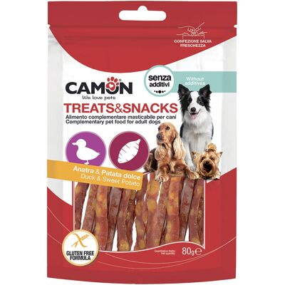 Camon Dog Stick con anatra e patata dolce 80gr Camon Dog Stick con anatra e patata dolce 80gr