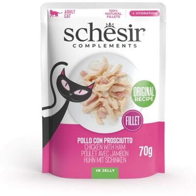Schesir Cat Pollo con Prosciutto 70 gr Schesir Cat Pollo con Prosciutto 70 gr