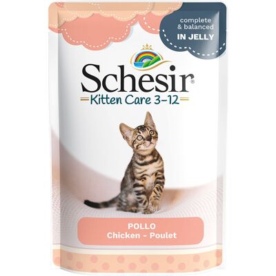 Schesir Cat Kitten Filetti di Pollo 85 gr Schesir Cat Kitten Filetti di Pollo 85 gr